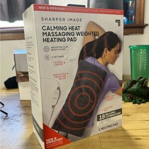 Sharper Image Weighted Heating Pad with Massage